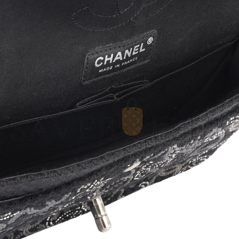 CHANEL STRASS CRYSTAL MEDIUM CLASSIC FLAP BAG (25.5*15.5*6.5cm)